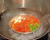 A picture of step 2 of Spicy chili shrimp paste(sambal terasi) Indonesia style.