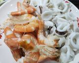 Hình bước làm 2 của món Gỏi Miến Hải Sản
