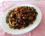 A picture of step 3 of Chatpaty chana chat.