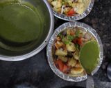 A picture of step 5 of Spicy Tangy Aloo Chaat.
