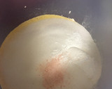 A picture of step 2 of Cornbread (Plain) in da frying pan.