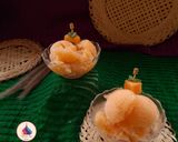 A picture of step 5 of Muskmelon Sorbet.