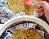 A picture of step 6 of Aloo Matar Paratha/ Potato and green peas paratha.
