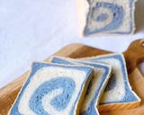 Hình bước làm 6 của món Bánh mì gối hoa đậu biếc|Butterfly pea flower bread 🧊