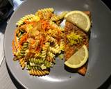 Spicy Salmon w/ Lemon Pepper Pasta recipe step 5 photo