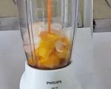 รูปขั้นตอนการทำที่ 3 ของ Mango & Carrot Smootie