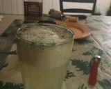 A picture of step 1 of Mint Lemonade.