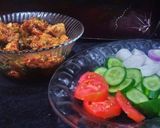 A picture of step 3 of Peshawari Chicken tikka karahi.