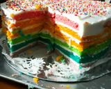 Foto langkah ke 5 dari resep Rainbow cake.