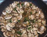 A picture of step 2 of Pork Tenderloin in Mushroom Sauce.