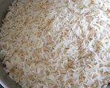 A picture of step 1 of Methi Pulao.