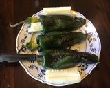 A picture of step 1 of California Farm Chili Relleno.
