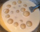 A picture of step 7 of Suji Ras Malai.