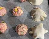 A picture of step 5 of Halloween Ghost Upside-Down Shumai 👻.
