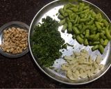 A picture of step 1 of Green chilli techa.