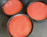 A picture of step 5 of Red Velvet Cake with Cream Cheese Frosting:.