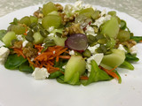 Ensalada de melón con queso feta