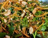 Hình bước làm 3 của món Gỏi rau muống, tép