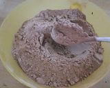 A picture of step 5 of Chocolate Cake Premix.