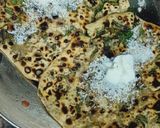 A picture of step 5 of Punjabi palak paratha.