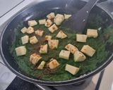 A picture of step 4 of Palak Paneer (simply authentic taste).