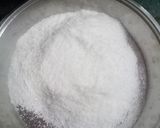 A picture of step 1 of Nariyal mithai.