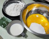 A picture of step 1 of Whole Egg Yolk Rosemary Cupcakes.