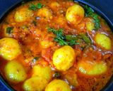 चटपटी बेबी पोटैटो करी (chatpati baby potato curry recipe in Hindi) रेसिपी चरण 7 फोटो
