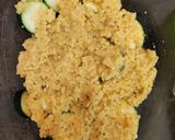 Vegán rakott cukkini kölessel, gabonakolbásszal (IR-barát ebéd) recept fázis 3 fotója