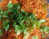A picture of step 2 of Carrot Bullets.