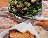 Foto del paso 6 de la receta: Trucha a la parrilla. Ensalada de mejillones mix hojas verde