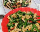 Foto langkah ke 4 dari resep Kacang panjang tempe.