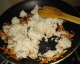 A picture of step 7 of Fried rice with leftover rice.