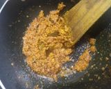 A picture of step 2 of Paneer Lahori.