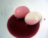 A picture of step 1 of Pinky Eggs.
