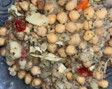A picture of step 3 of Chatpati chana chat.