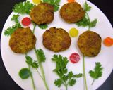 A picture of step 5 of Raw Banana Kebab.