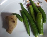 A picture of step 1 of Ragi dal vada.