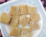 A picture of step 6 of Basbousa.