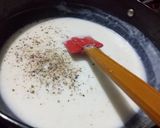 A picture of step 4 of Italian white sauce veg sandwich.