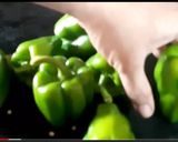 A picture of step 2 of Cheesy and Spicy Stuffed Capsicum stuffed capsicum(bell Pepper).