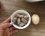 Hình bước làm 1 của món Cháo sườn cho bé +10m