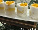 A picture of step 5 of Layered Mango and Coconut Milk Cups with Sago.