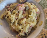Foto del paso 5 de la receta: Tortas de patata, jamón, champiñones y queso