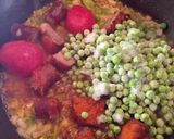 Pas rețetă Mâncărică de mazăre cu carne și cârnați din borcan 2 fotografie