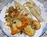 Foto del paso 9 de la receta: Pescado con verduras