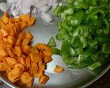 A picture of step 2 of Urad dal with some change.