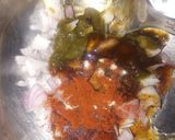 A picture of step 3 of Sweet potato and grilled potato chaat.