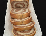 A picture of step 12 of 2 layer bread.
