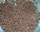 A picture of step 1 of Boiled n freezed black chickpeas.